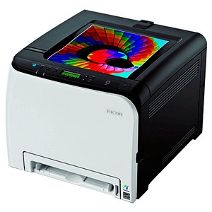 RICOH SP C261DNw Farb-Laserdrucker grau RICOH SP C261DNw Farb-Laserdrucker grau