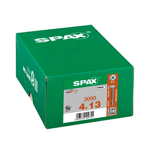 SPAX® Universalschrauben Z2 Rückwandkopf WIROX 13mm  x 4 mm, 3000 St.