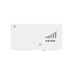 rocada Whiteboard Duo Skin 200,0 x 100,0 cm weiß Stahl