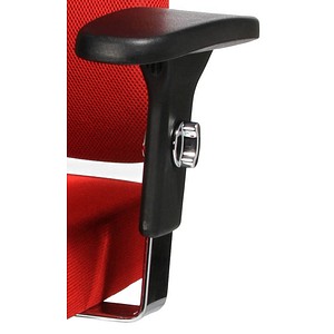 büroplus P4 (OPA) CHR Armlehnen verstellbar schwarz für Unni Med Deluxe, 2 St.