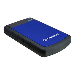 Transcend StoreJet 25H3 1 TB externe HDD-Festplatte blau, schwarz