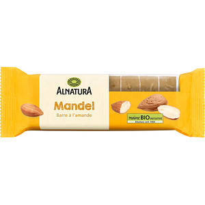 ALNATURA Bio Mandel Nussriegel 75,0 g, 1 St.