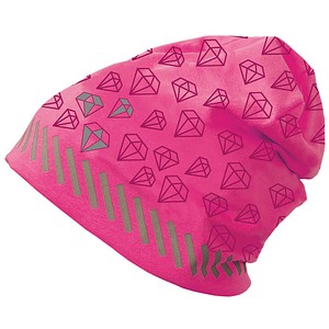 ROTH Mädchen Beanie Diamant rosa Einheitsgröße 1 St.