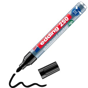 edding 250 Whiteboard-Marker schwarz 1,5 - 3,0 mm, 1 St.