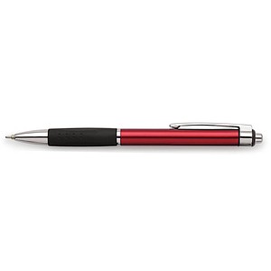 UNOMAX® Kugelschreiber Quartz Classic rot, Schreibfarbe: blau, 1 St.