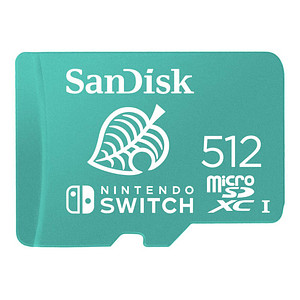 SanDisk Speicherkarte microSDXC für Nintendo Switch, 512 GB, 1 St.