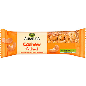 ALNATURA Bio Cashew Krokant Nussriegel 30,0 g, 1 St.