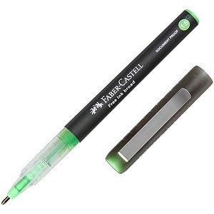 FABER-CASTELL Free Ink Tintenroller grau 0,8 mm, Schreibfarbe: grün, 1 St.