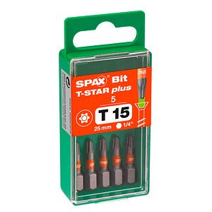 5 SPAX® T15 T-STAR  Plus Bit, 5 St.