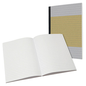 SIGEL Notizbuch DIN A5 liniert, gelb Hardcover 200 Seiten, 1 St.