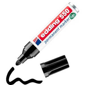 edding 550 Permanentmarker schwarz 3,0 - 4,0 mm, 1 St.