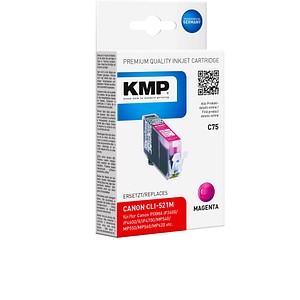 KMP C75 magenta Tintenpatrone ersetzt Canon CLI-521 M KMP C75 magenta Tintenpatrone ersetzt Canon CLI-521 M