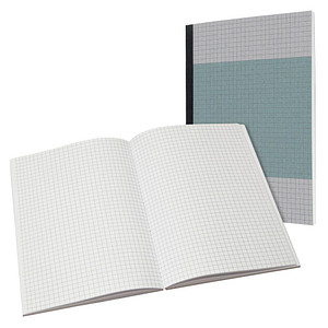 SIGEL Notizbuch DIN A5 kariert, blau Hardcover 200 Seiten, 1 St.