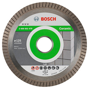 BOSCH Diamant-Trennscheibe Best Ceramic Turbo