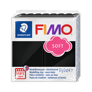 STAEDTLER Modelliermasse FIMO® soft schwarz