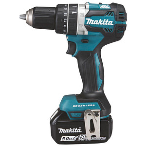 makita DHP484RTJ Akku-Schlagbohrschrauber 18,0 V, mit 2 Akkus