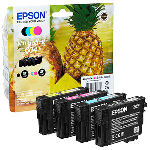 EPSON 604/T10G64  schwarz, cyan, magenta, gelb Druckerpatronen, 4er-Set