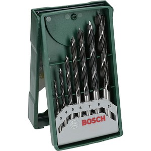 BOSCH Mini-X-Line Holzbohrer-Set, 7-teilig