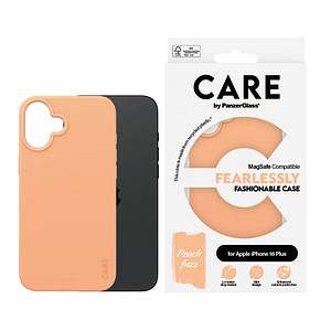 CARE by PanzerGlass® Fashionable Case Handy-Cover für Apple iPhone 16 Plus orange