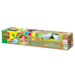 SES Creative® Eco Fingerfarben farbsortiert 4x 150,0 ml, 1 St.