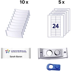 AVERY Zweckform Namensschilder mit Magnet 6,8 x 2,2 cm, 10 St.
