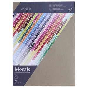 artoz Briefpapier Mosaic zement DIN A4 90 g/qm 25 Blatt