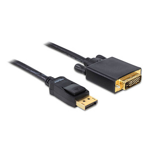 DeLOCK DisplayPort 1.1/DVI Kabel 5,0 m schwarz