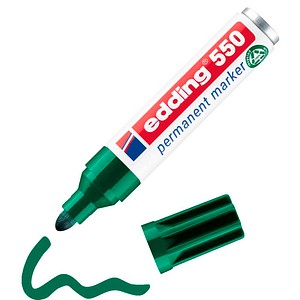 edding 550 Permanentmarker grün 3,0 - 4,0 mm, 1 St.