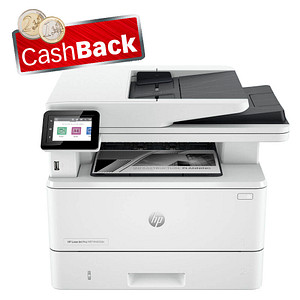 AKTION: HP Laserjet Pro MFP 4102fdn 4 in 1 Laser-Multifunktionsdrucker weiß mit CashBack