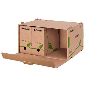 Esselte Archivcontainer ECO braun 43,9 x 34,0 x 25,9 cm, 10 St.