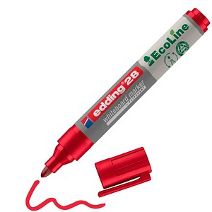 edding 28 Whiteboard-Marker rot 1,5 - 3,0 mm, 1 St.