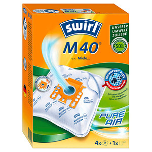 4 swirl® MicroPor® Plus M 40 Staubsaugerbeutel