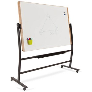 rocada mobiles Whiteboard Natural 150,0 x 100,0 cm weiß lackierter Stahl