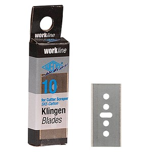 WEDO Cuttermesser-Klingen Scraper silber, 10 St.