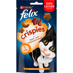 felix® Katzen-Leckerli Crispies mit Rind- und Huhngeschmack 45,0 g