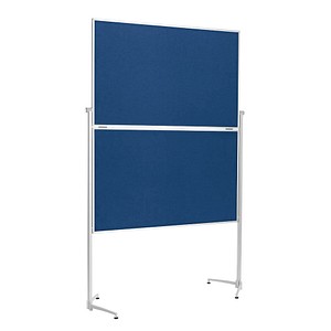 magnetoplan Moderationswand 120,0 x 150,0 cm marineblau