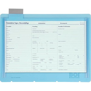 BOI Klemmbretter VISITE 9108-00180 DIN A4 blau Kunststoff, 10 St.